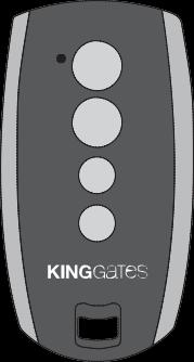 4. Lähettimen ohjelmointi 4 Käynnistysnappula p Käivitusnup Asetusnappula Set button Radionappula button Ohjelmoitavien lähettimien on oltava malliltaan King Gates Stylo4K - tai Stylo2K -lähettimiä.