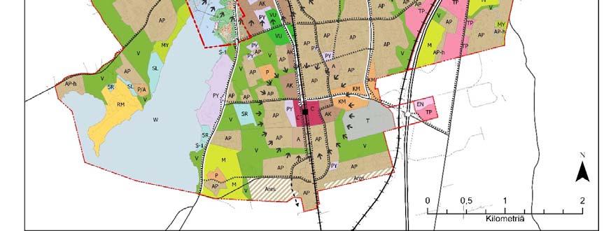 vuonna 2004 hyväksyttyä Järvenpään yleiskaava 2020.