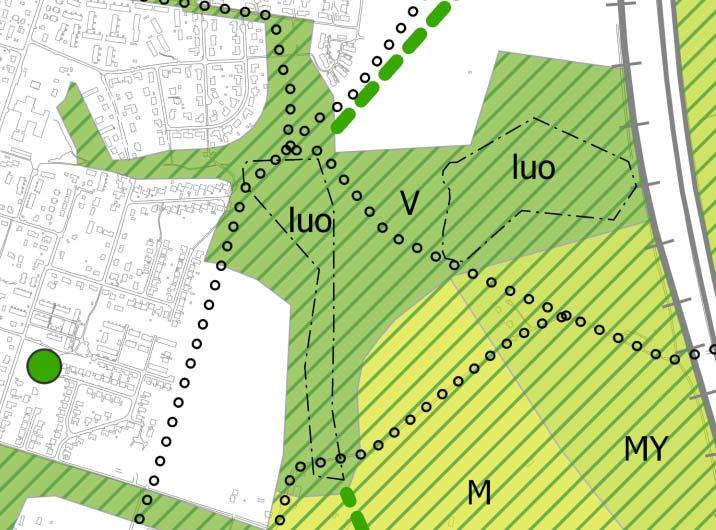 VIRKISTYS- JA LUONTOARVOT Viheryhteys luo Luonnon monimuotoisuuden