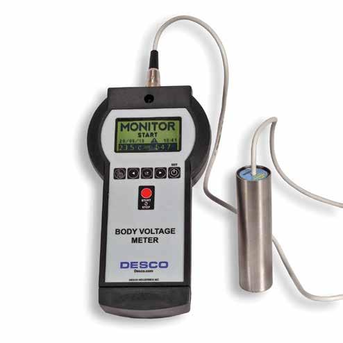 Henkilön kehon jännitteen mittaus Body Voltage -mittari DESCO Desco on julkaissut uuden mittarin kehon jännitteen mittaamiseen kävelytestin aikana.