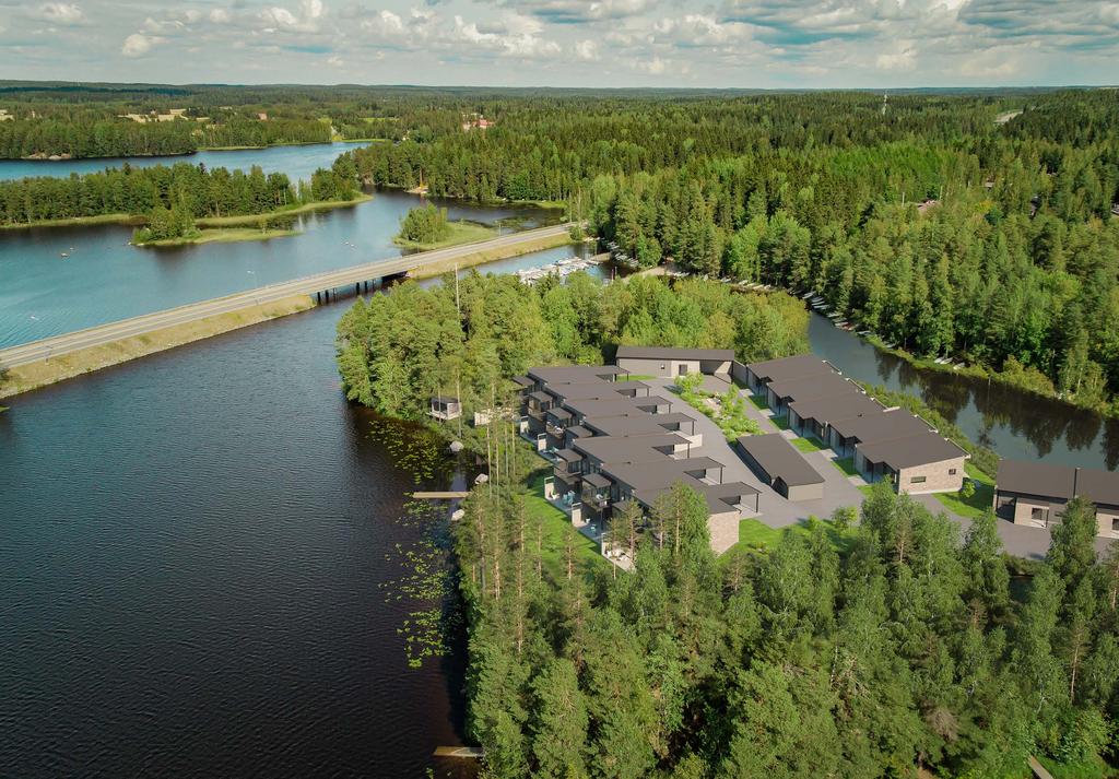 A. OY VILLA WEI AUUNIAUNTO JÄRVEN RANNALLA Miltä kuulostaisi koti järven rannalla, omarantaisella tontilla, mutta silti erinomaisten kulkuyhteyksien päässä työpaikoista ja keskeisistä palveluista?