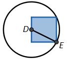 DE DC DE DC Kartion korkeus AC saadaan Pythagoraan lauseen avulla.