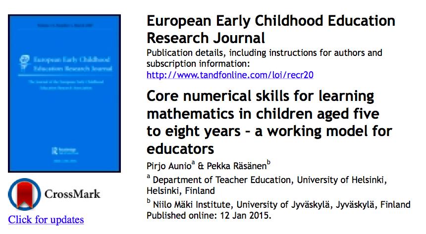 Development of mathematical