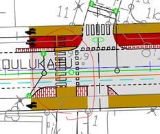 LAPPEENRANNAN KAUPUNKI ESITYSLISTA 2/2018 31 kaksisuuntainen pyörätie liikennemerkki. 3) Pajakujan risteys Vastine: Korjataan suojatiemerkintä pyörätien jatke -merkinnäksi.