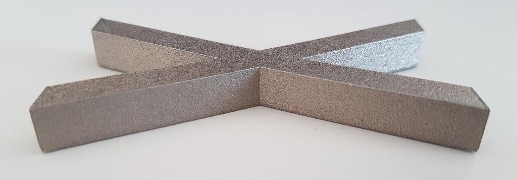 Macrographs of test samples E1 and F were not captured due to the challenges of getting images reliable enough to evaluate the test sample shape.
