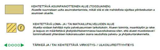 5 3.2.2 Yleiskaavassa suunnittelualue on kehitettävä asuinpainotteinen alue (toissijainen). Ote strategisesta yleiskaavasta. 3.2 Kaava-aluetta koskevat suunnitelmat, päätökset ja selvitykset - maakuntakaava on hyväksytty 4.