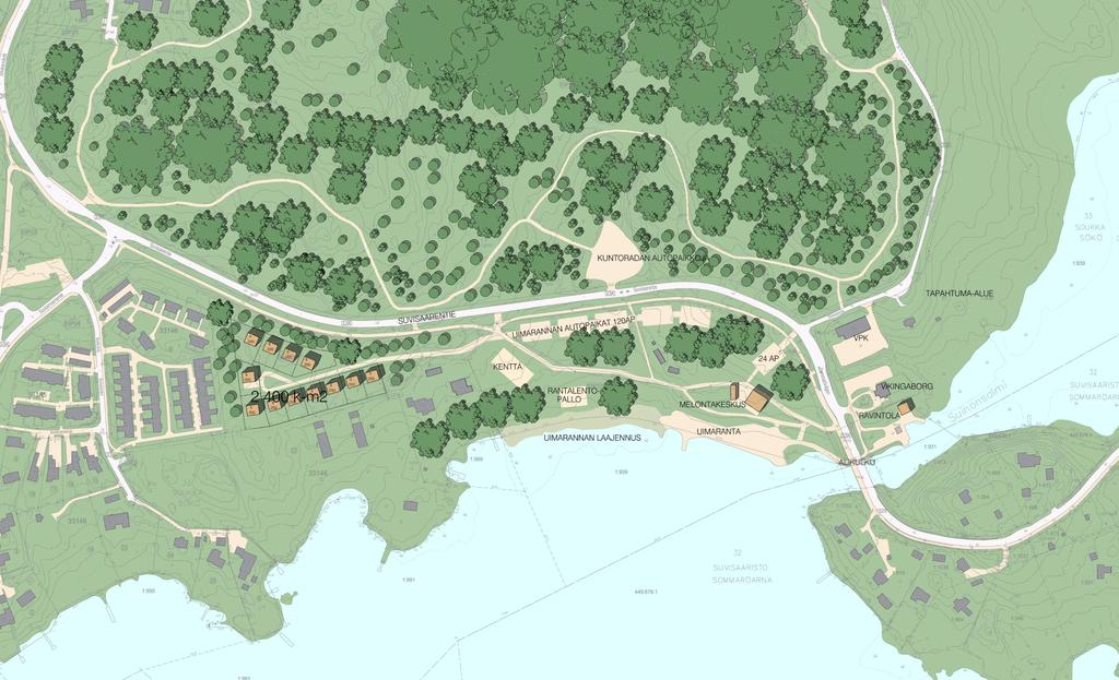 s. 5 / 5 KUVA SUUNNITELMASTA Asemakaavan valmisteluaineistoon kuuluvat seuraavat selvitykset/suunnitelmat: -