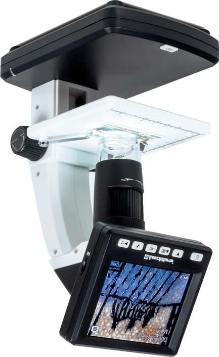 78 10 500x Mikroskooppeja Digitaalinen LCD-mikroskooppi DM3 10-500x suurennos Kiinteän 3,5"-nestekidenäytön (LCD) ansiosta digitaalinen mikroskooppi on helppokäyttöinen eikä sitä tarvitse liittää