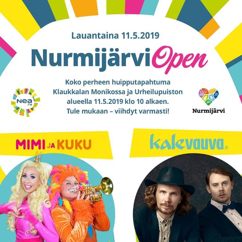 Nurmijärvi Open perhetapahtuma 11.5.