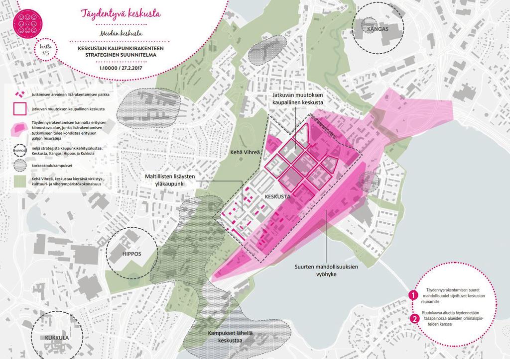 Keskustavisio 2030 Jyväskylän keskustavisio 2030 - keskustan kehittämisen linjaukset on hyväksytty kaupunginvaltuustossa huhtikuussa 2018 Visiossa keskusta-alueen kehittämisen neljänä teemana on