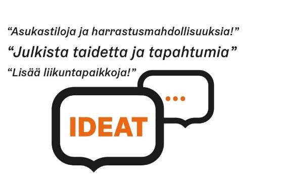 1 Loppuvuodesta 2018 kaupunkilaiset ehdottivat ja ideoivat, mikä tekisi Helsingistä paremman kaupungin.