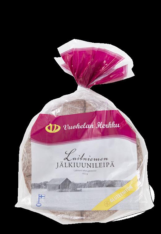 Laitniemen jälkiuunileipä Ainutlaatuisen leivän salaisuus on pitkä paisto. Tuloksena rehti maku ja rapsakka kuori.