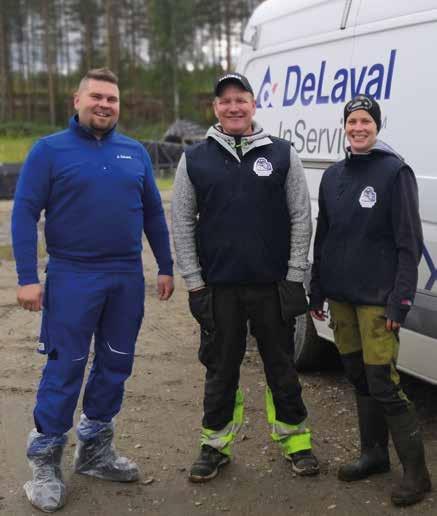 Eläinten hyvinvointi etusijalla MoonMilkin Suvi ja Jarmo Vainikainen päätyivät automaattilypsyyn sekä oman että eläinten hyvinvoinnin parantamiseksi.
