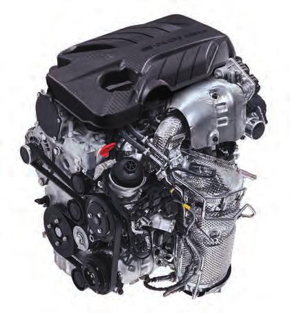 5T-bensiiniturbomoottori tuottaa 163 hv tehoa ja 280 Nm vääntöä erittäin laajalla 1500 4000 kierrosalueella.