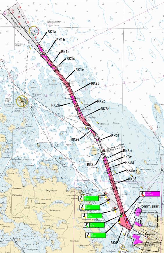 Kohde 1: Valtion väylän syventäminen Maanruoppausta 620 000 m3 / 2 000 000m2 (sis.