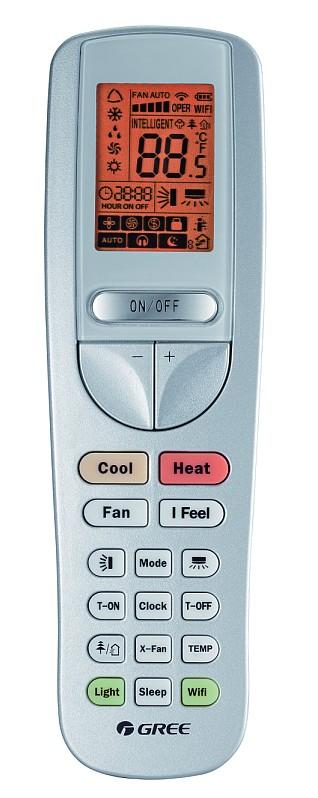 Kaukosäätimen painikkeet 3 5 6 15 1 ON/OFF (päälle/pois) +/- (lämpötilan säätö) Cool (jäähdytys) 4 Heat (lämmitys) 5 Fan (puhallin) 6 I Feel (kaukosäätimen