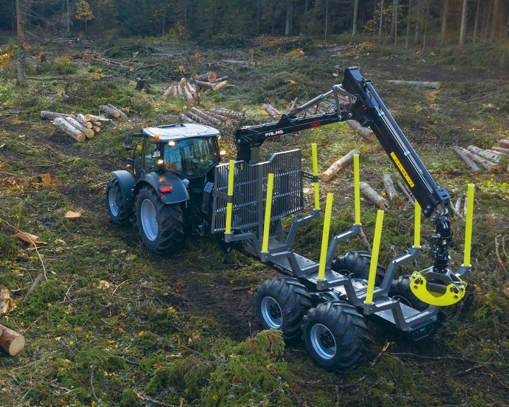 METSÄKUORMAIMET 7. SARJA / 7.72; 7.86; 7.94 7. SARJAN kuormaimet on luotu ammattimaiseen päivittäiseen metsätyöhön. Näihin huippumalleihin olemme koonneet kaikki vuosien mittaan kerätyt opit. 7. sarjan kuormaimet sopivat PALMSin isompiin perävaunuihin, lisäksi niitä voi asentaa sekä hakkureihin että myös suoraan traktorin runkoon.