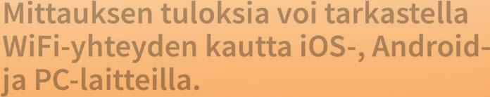 MACROTESTG3KIT Ammattilaisen asennustesteri, jossa värillinen kosketusnäyttö ja mittauspisteiden merkintä.
