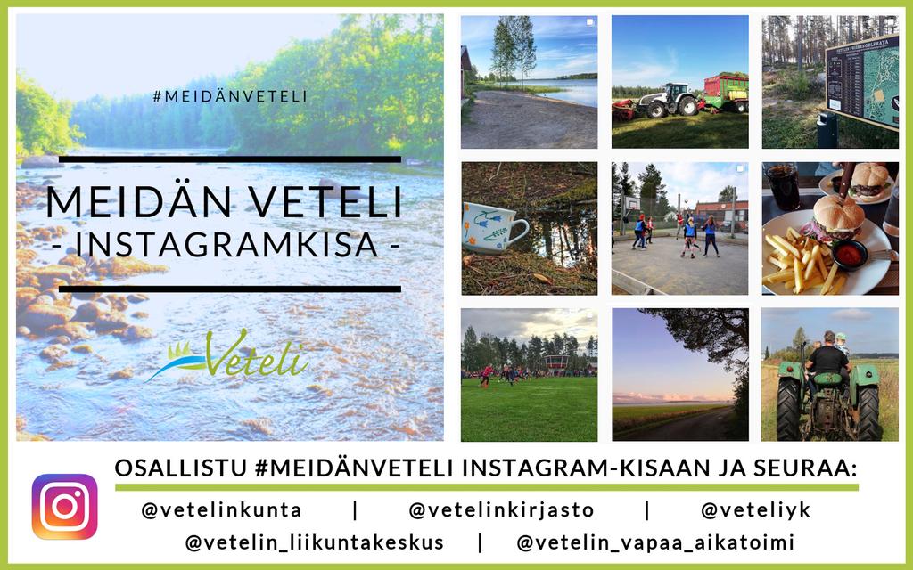 #meidänveteli kuukausittainen kuvakilpailu instagramissa!