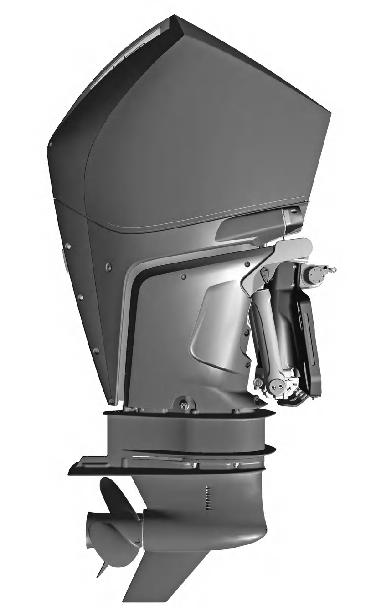 OMINAISUUDET JA HALLINTALAITTEET KÄSIKÄYTTÖINEN KIPPAUS Jollei perämoottoria voi kallistaa käyttämällä hydraulista trimmi-/kippikytkintä, perämoottoria voi kallistaa