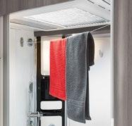 Kaikki pesuhuoneet on varustettu design-suihkupylväällä.