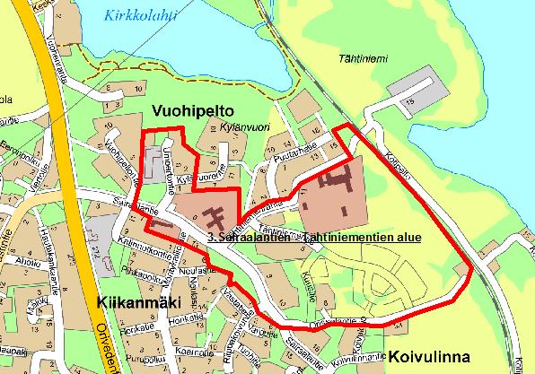 10. Mäkitie-Hautakangas-Lehtimäki Hanke liittyy asemakaavan ajantasaistamiseen mm.