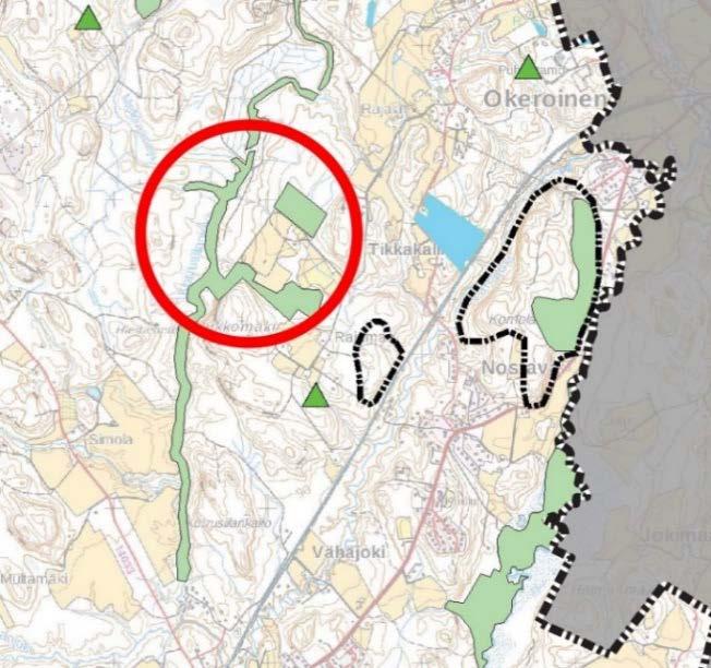 Strateginen yleiskaava Voimassa olevassa Hollolan strategisessa yleiskaavassa alueelle on merkitty uuden liikenneväylän yhteystarve; uuden kehätien rinnakkaiset liikenneväylät ja yhteydet.