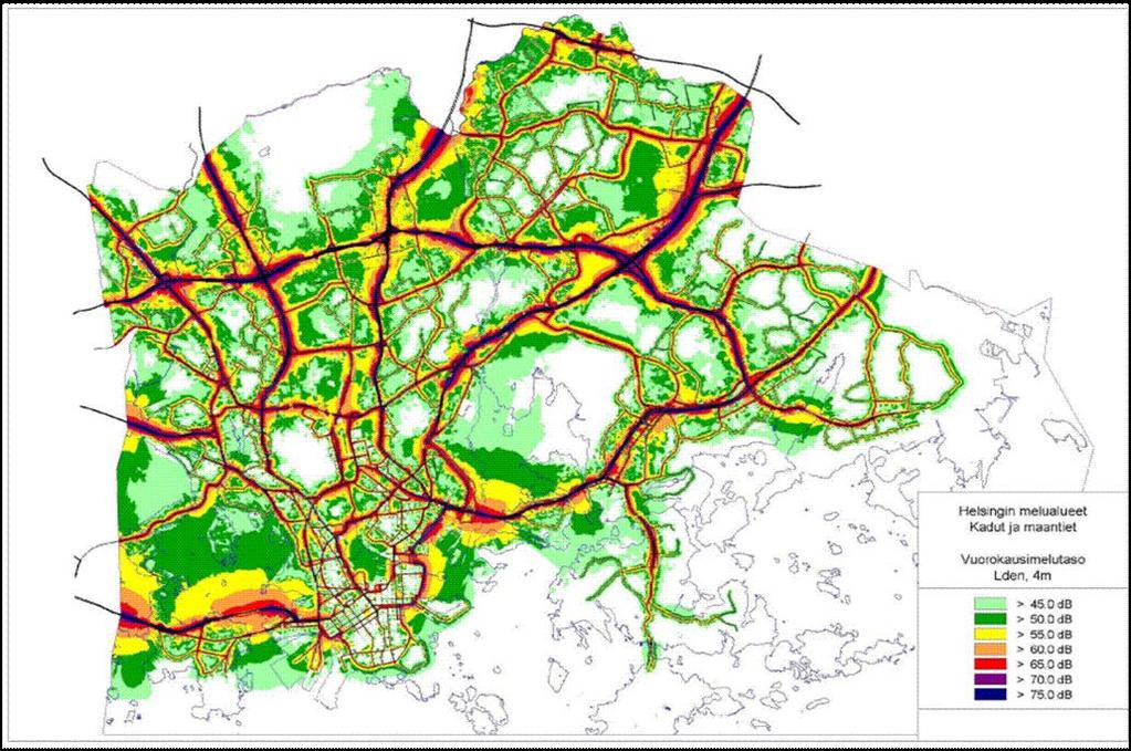 Ympäristömeludirektiivi (END) 2002/49/EY Yhteinen menetelmä meluselvitysten tekemiseen END liite II CNOSSOS-EU laskentaohjelma