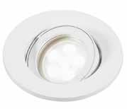 yymälöissä Inset Trend Swing LED himmennettävä 6W 345lm Inset Trend Swing -valaisinrungot toimitetaan laadukkaalla Sylvanian himmennettävällä LED-lampulla edulliseen hintaan. 3000K, 36 GU10, IP23.