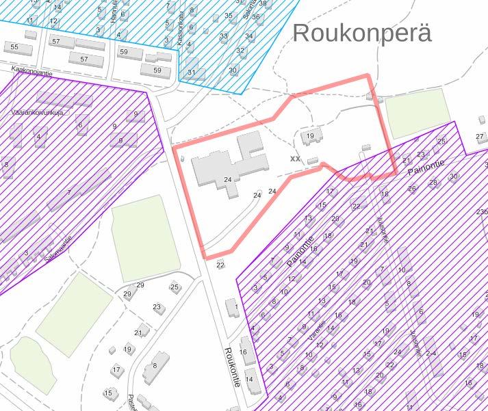 Asemakaavamuutos rajoittuu ja pieneltä osin sijoittuu maakunnallisesti merkittävän rakennetun kulttuuriympäristön (Valkeakosken keskusta ja asuinalueet / Roukko ja Yhtyneiden alue) alueelle, jota