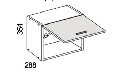 Seinäkaappi 56,4 cm, lev. 60 cm 52,- 56S8 1. Seinäkaappi 56,4 cm, lev. 80 cm 62,- Seinäkaappi 35,4 cm * Tämä on yksiosainen kaappi. Myös Aventos-mekanismillä. Myydään erikseen. 35S3 2.