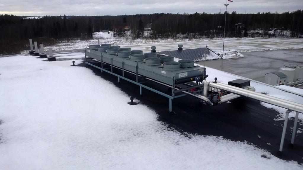 Free cooling Vapaajäähdytyksestä saa enemmän hyötyä kun glykolin lämpötila on korkeampi.