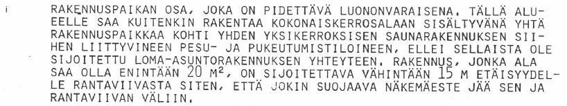 Nosto Consulting Oy 6 (10) Ote voimassa olevasta rantakaavasta: Lähde: Ranta-asemakaavakartta.