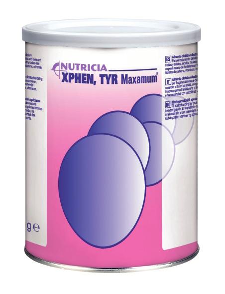 Tyrosinemia (TYR) XPHEN TYR Maxamum Yli 8-vuotiaille lapsille ja aikuisille Tilattavissa Nutricia Medical Oy:n toimistosta Pakkauskoko: 500 g Aminohappopohjainen proteiinilisä tyrosinemian