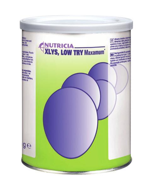 Glutaarihappovirtsaisuus tyyppi 1 (GA1*) Tyrosinemi (TYR) XLYS LOW TRY Maxamum Yli 8-vuotiaille lapsille ja aikuisille Tilattavissa Nutricia Medical Oy:n toimistosta Pakkauskoko: 500 g