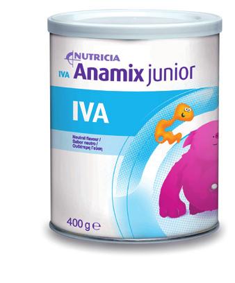 Isovaleerihappovirtsaisuus Metylmalonsyraemi och (IVA*-tauti) Propionsyraemi (MMA/PA) IVA Anamix Infant 0-1 -vuotiaille imeväisille Tilattavissa Nutricia Medical Oy:n toimistosta Imeväisen