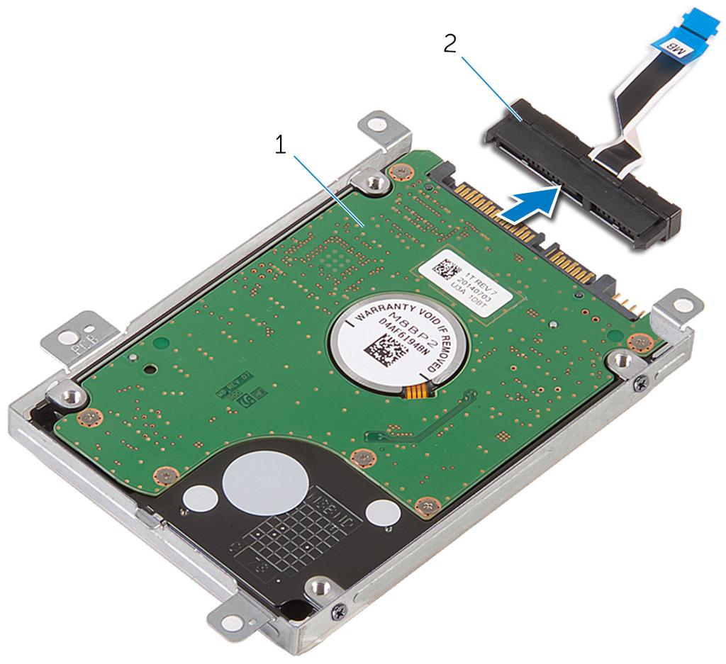 1. hard-drive assembly 2. interposer 5.