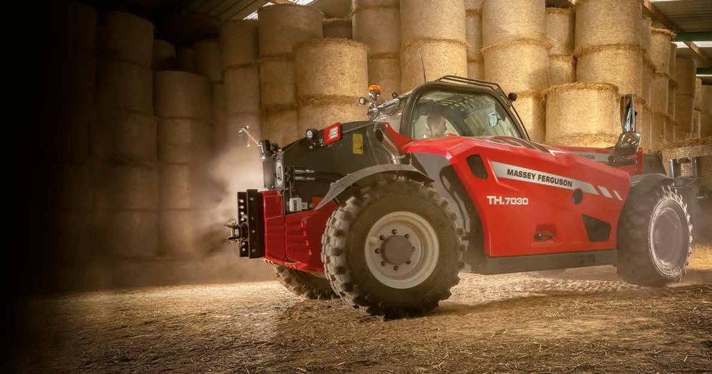 16 www.masseyferguson.com Tehokas ja älykäs hydrauliikka Tehokas ja tasainen hydrauliikkajärjestelmä on ratkaisevan tärkeää kurottajan päivittäisen tuottavuuden kannalta.