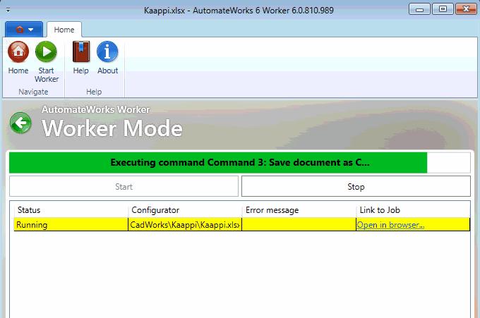 20 1.8.3 AutomateWorks Serverin ohjelmointirajapinta Voit ohjata konfiguraattoreitasi ohjelmallisesti käyttämällä AutomateWorks Serverin ohjelmointirajapintaa.