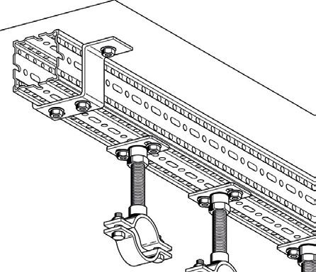 18 Framo 100 -järjestelmä 1 = 10 N 100 = 1 kn Palkkiliitin TPH F 100 Palkkiliittimellä voidaan yhdistää kaksi Framo kiskoa 90 kulmassa toisiinsa.