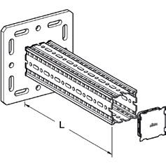 4 Framo 100 -järjestelmä 1 = 10 N 100 = 1 kn Framo kiskokonsoli TKO F 100 Kuumasinkitty jatkuvarakenteinen kiskokonsoli.