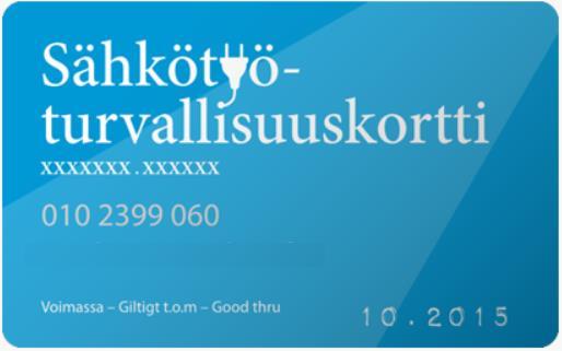 Turvakorttikoulutukset TILAA KOULUTTAJA TYÖPAIKALLENNE Työturvallisuuskorttikoulutus Avoin kurssi alkaen 69 /osallistuja (Alv0%) Ryhmä 750 /ryhmä + 15 /osallistuja kortti ja materiaalikulua (Alv0%)