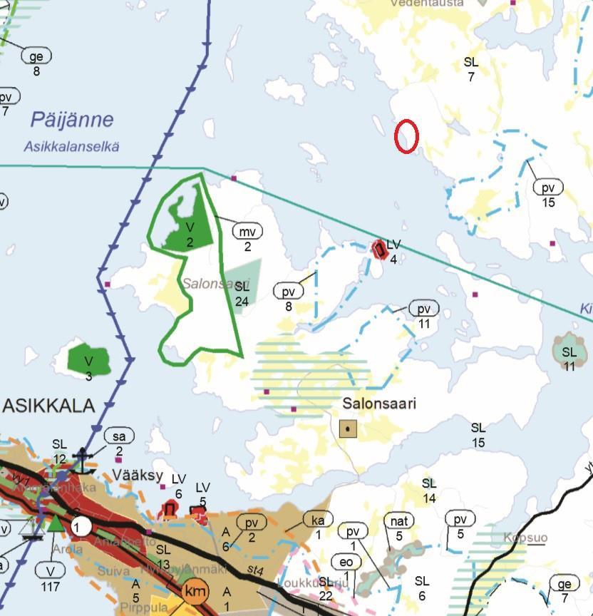 3. Ranta-asemakaavan tarkoitus ja tavoitteet Kaavalla on tarkoitus osoittaa Ristikallion tilan alueelle yleiskaavan mitoituksen mukaisesti omarantaisia rakennuspaikkoja ja yleiskaavassa olevat