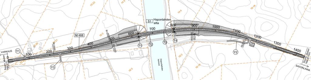 Väyläviraston julkaisuja 42/2019 31 Haponlahti Tappuvirran sillan rakentamisen vuoksi Haponlahden kanavan silta joudutaan uusimaan siten, että saavutetaan alikulkukorkeus 24,5 m.