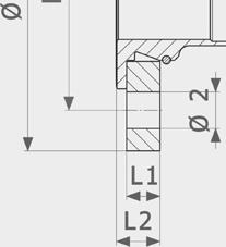 125 4 L = leveys Ø = halkaisija k = pultin