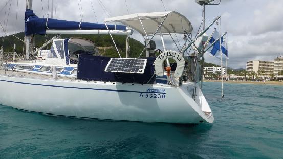 Aurinkopaneelit kääntyvissä telineissä Navigointi Raymarine autopilotti ST6001 S1 (type 1