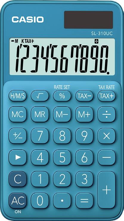 TASKULASKIMET Lääkikseen FX-Petite LC-401V Suuri 8 numeron näyttö Paristokäyttöinen Prosenttilaskenta