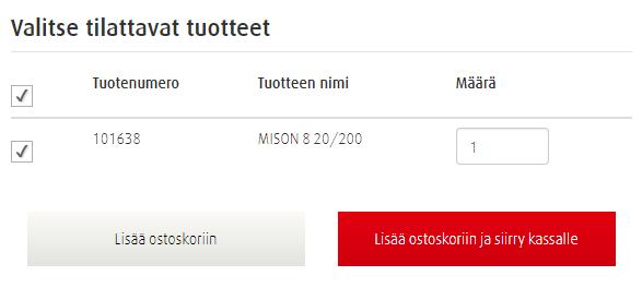 Uudelleen tilaaminen 1. Kirjaudu sisään painamalla Kirjaudu/Rekisteröidy oikeasta yläkulmasta 2. Paina Tilaa oikeasta yläkulmasta 3.