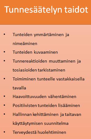 miellyttävä olla. (Linehan 2015, 446-447; Hakala 2015, 36; Sadeniemi ym. 2019, 238.) Merkityksen luominen asioille, kuten tuskalle voi parantaa hetkeä ja laskea ahdistuneisuutta.