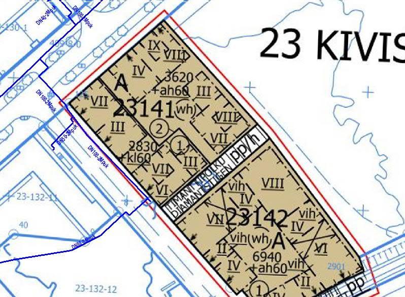 Liite 6: Kaukolämpöverkon luonnos Kaukolämpöverkko